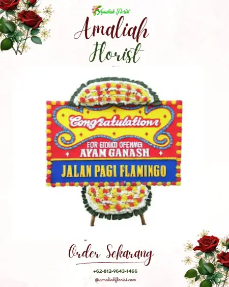 Sewa Papan Bunga Aik Berik