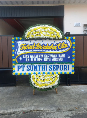 Papan Bunga Duka di Aik Berik